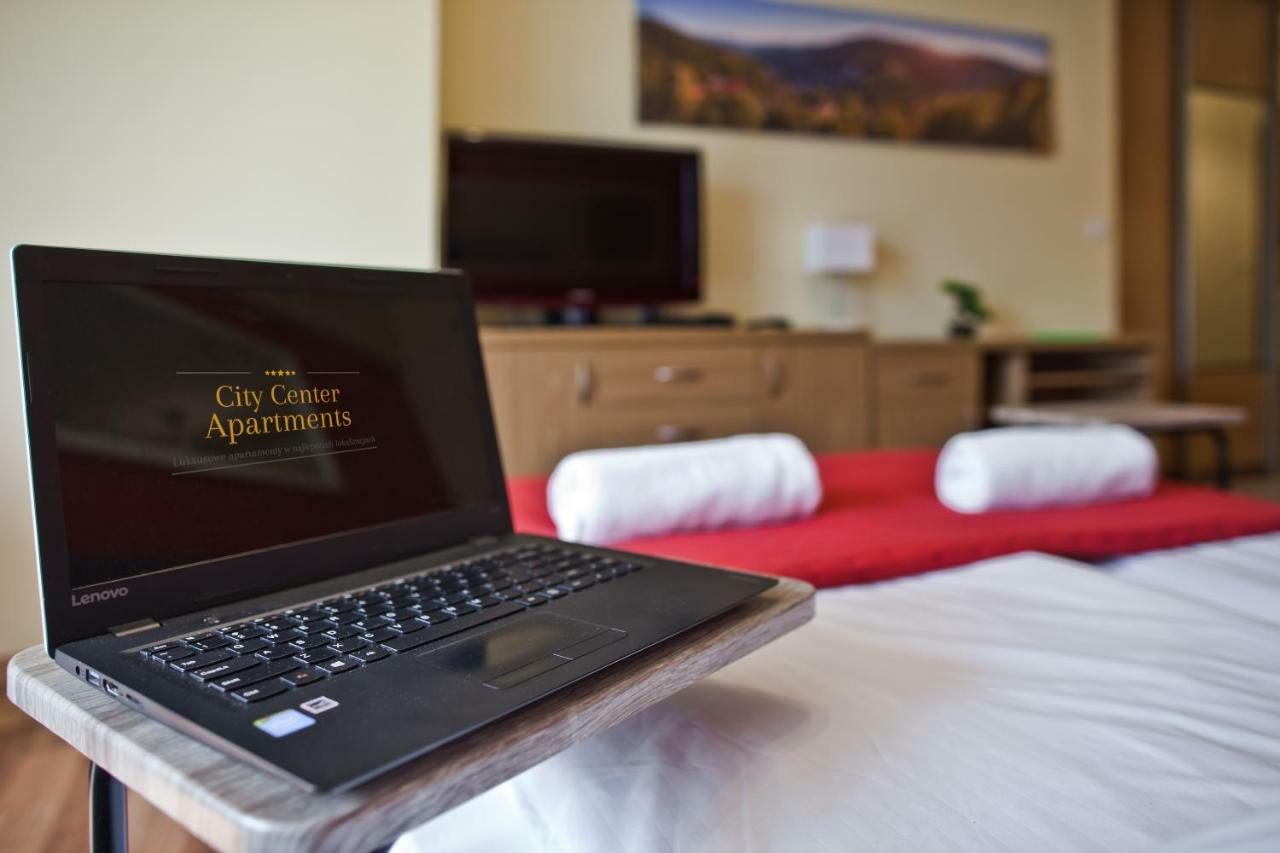 Apartament City Center Business Class Krynica-Zdrój Kültér fotó